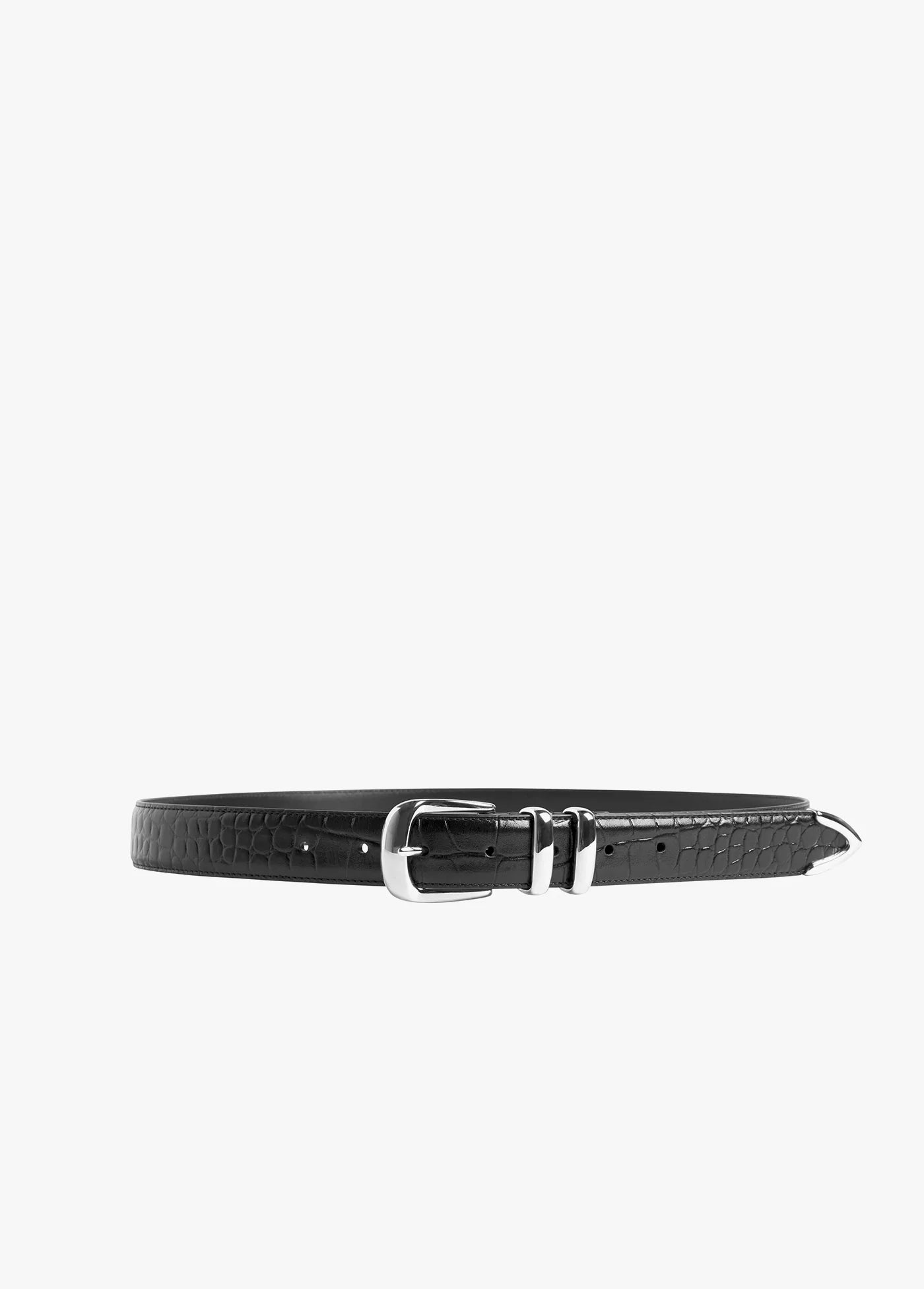 Favorite Daughter Jordan Croc Embossed Belt