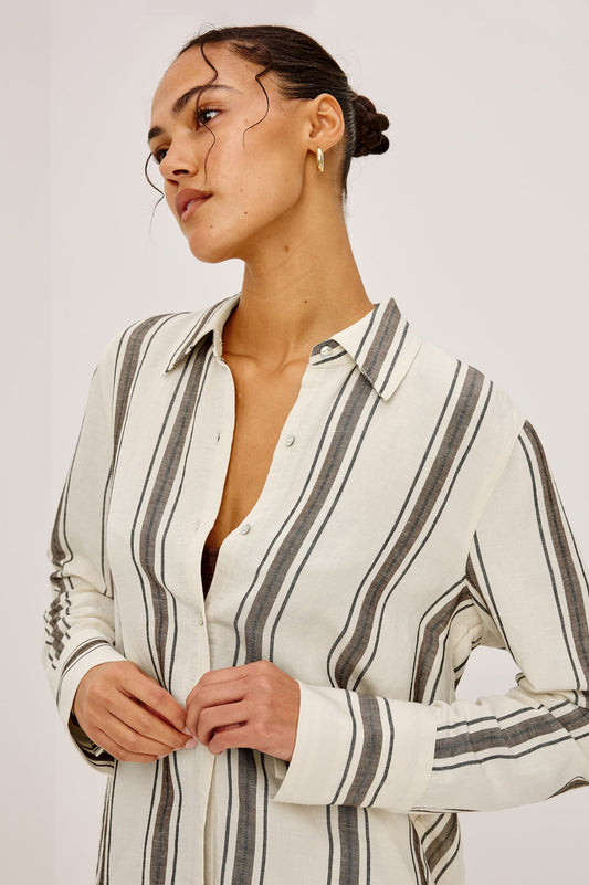 Rails Knox LS Button Down in Sequoia Stripe