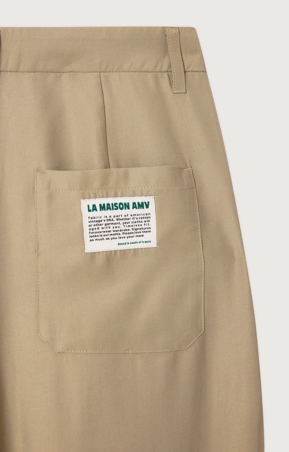 American Vintage Pants in Oak Tree