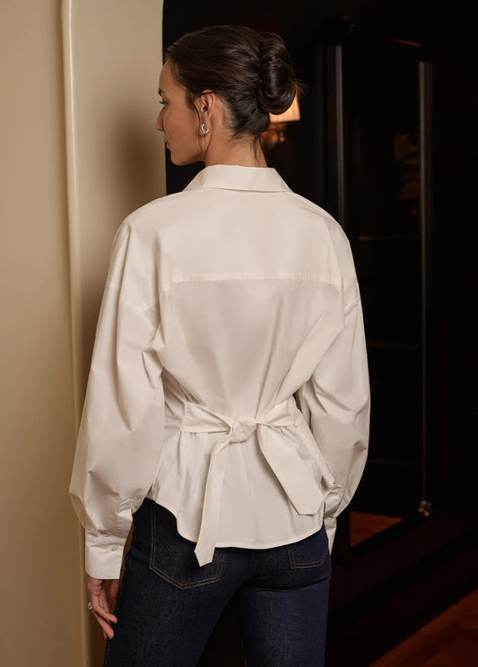 Favorite Daughter Back Story Shirt in White