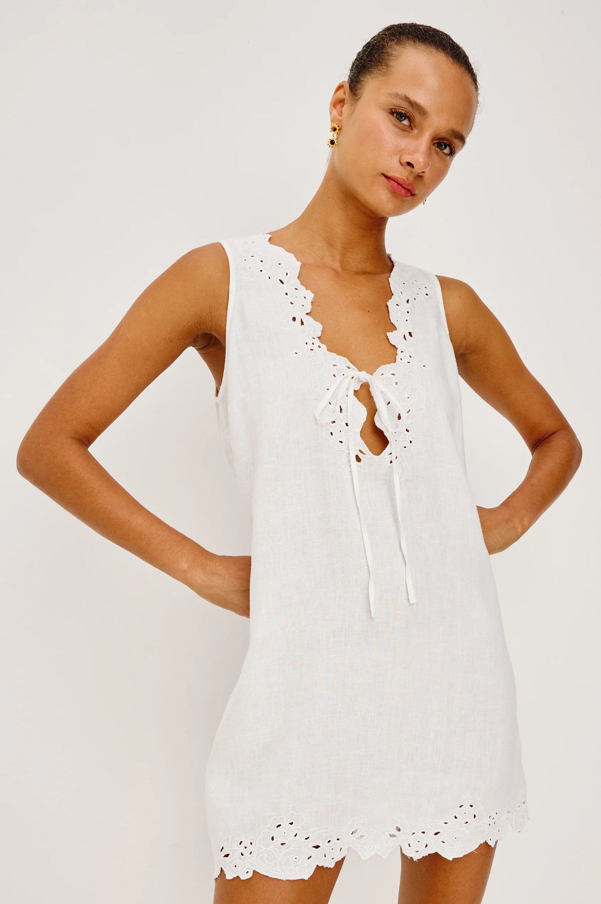 Rails Lunetta Dress in White