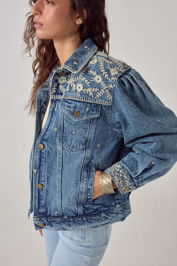 Maison Hotel Loretta Jacket in Blue Haze