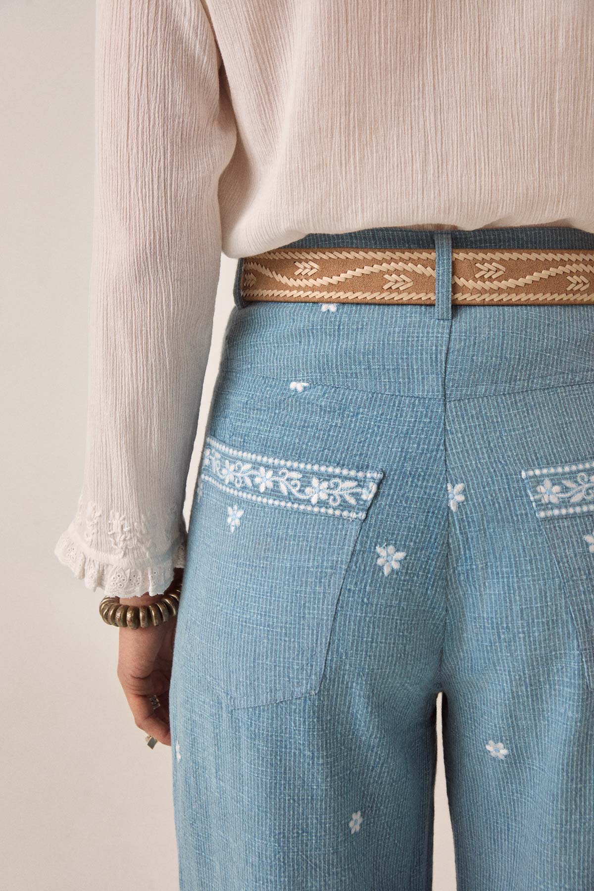 Maison Hotel Karma Pant in Nomad Blue