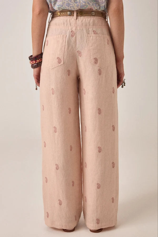 Maison Hotel Otto Pant in Antique Blush