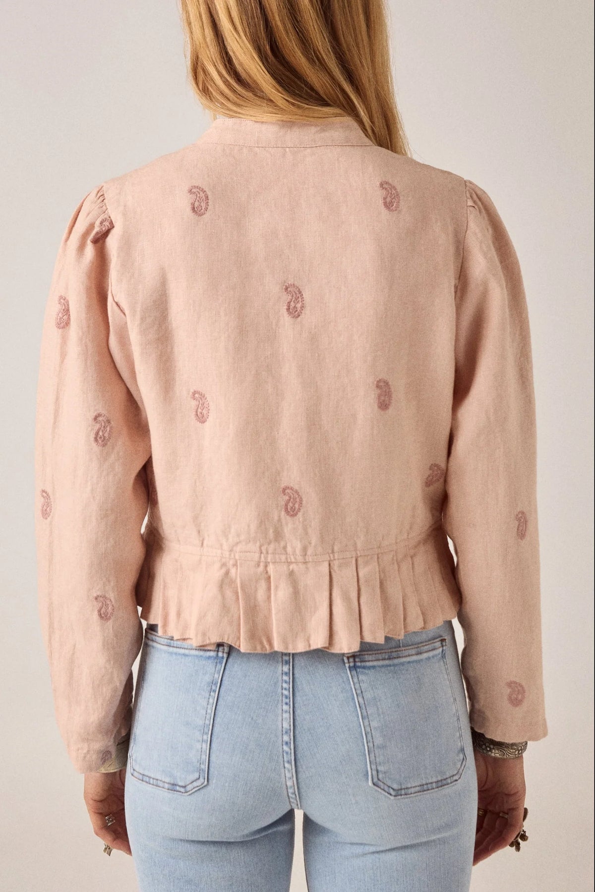 Maison Hotel Edgard Jacket in Antique Blush