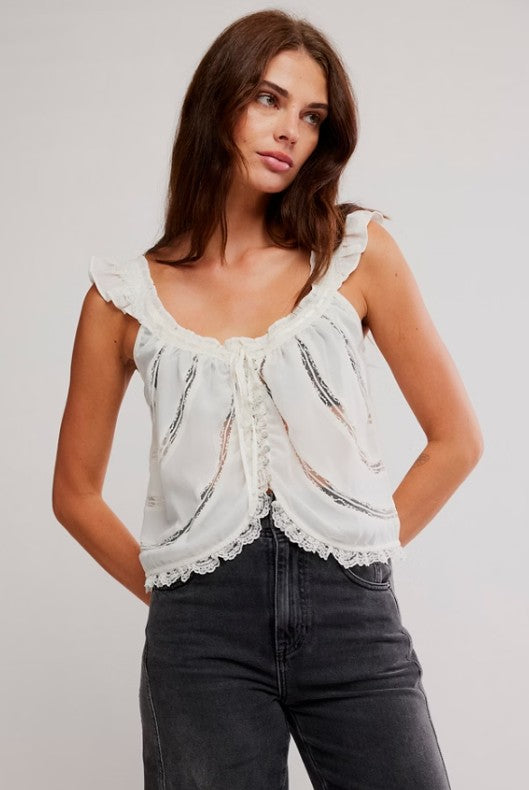 FREE PEOPLE Mabel Cami - White