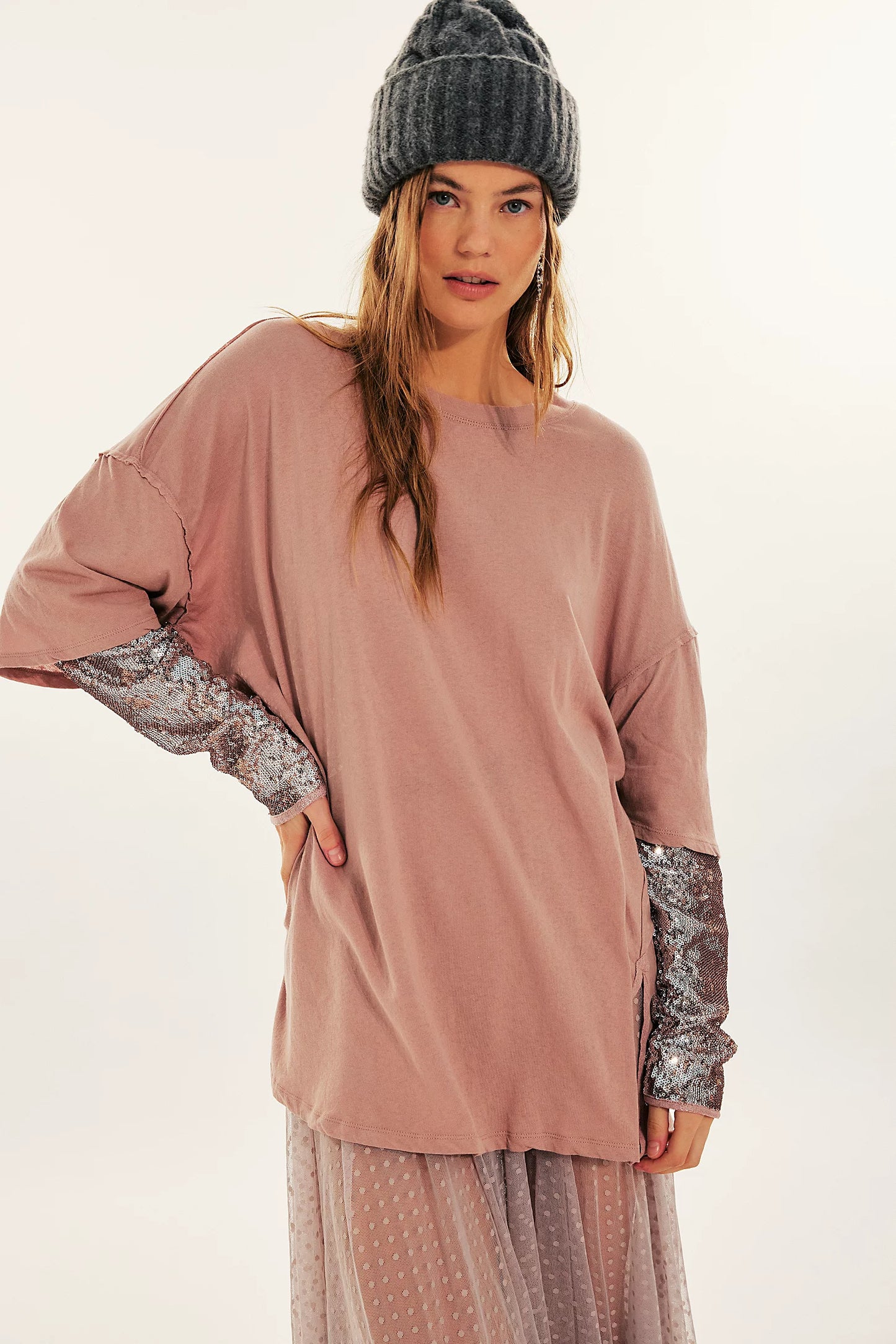 Free People Nellie Sequin Twofer