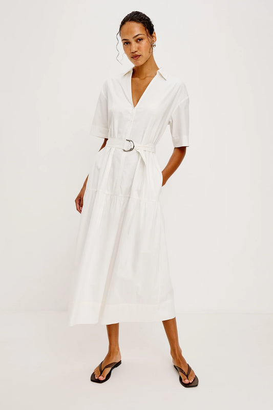 Rails Richmond Midi Dress in White