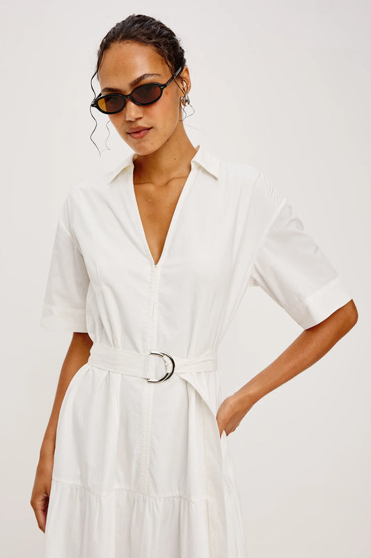 Rails Richmond Midi Dress in White
