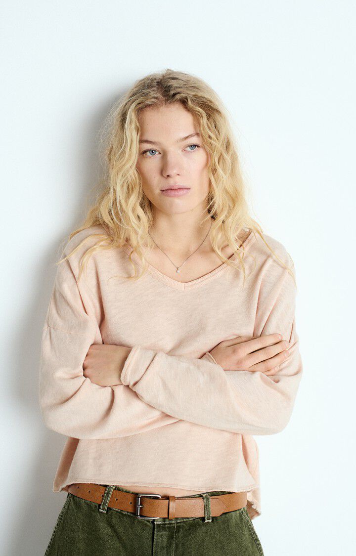 American Vintage Long Sleeve T-Shirt Vintage Biscuit