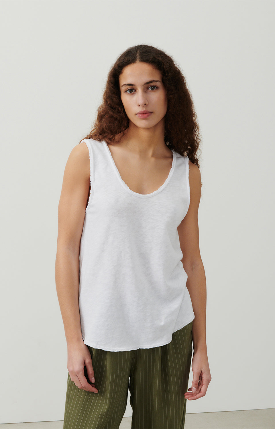 American Vintage Tank Top White