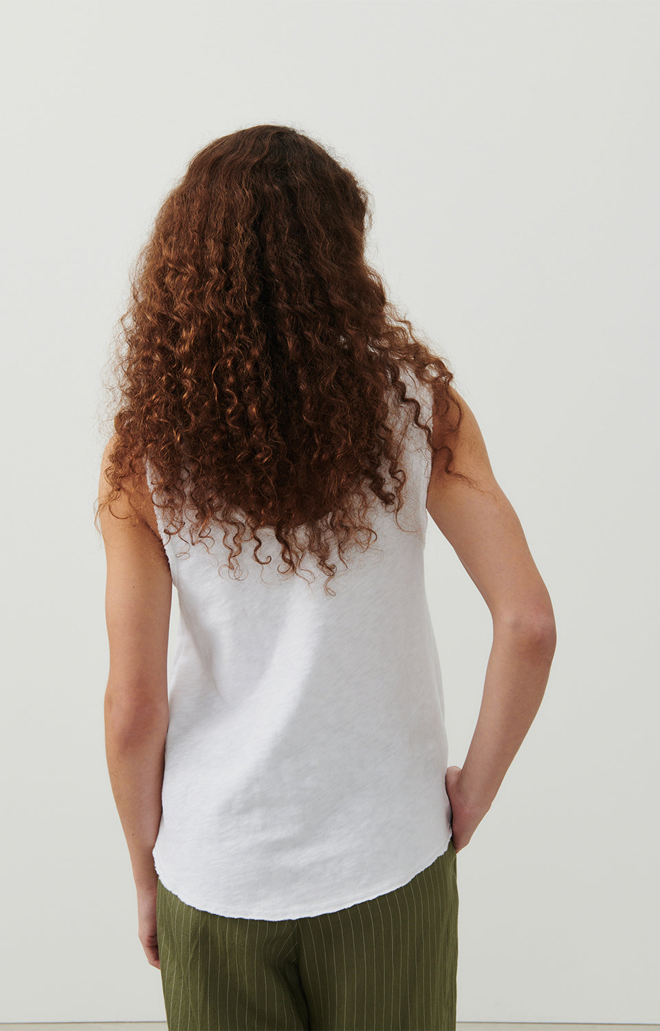 American Vintage Tank Top White