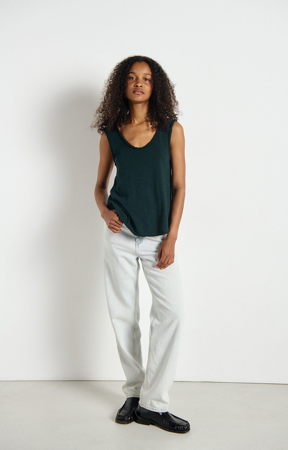 American Vintage Tank Top in Vintage Cypress