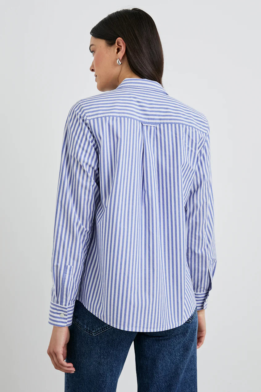 Rails Stina Button Down Marina White Stripe