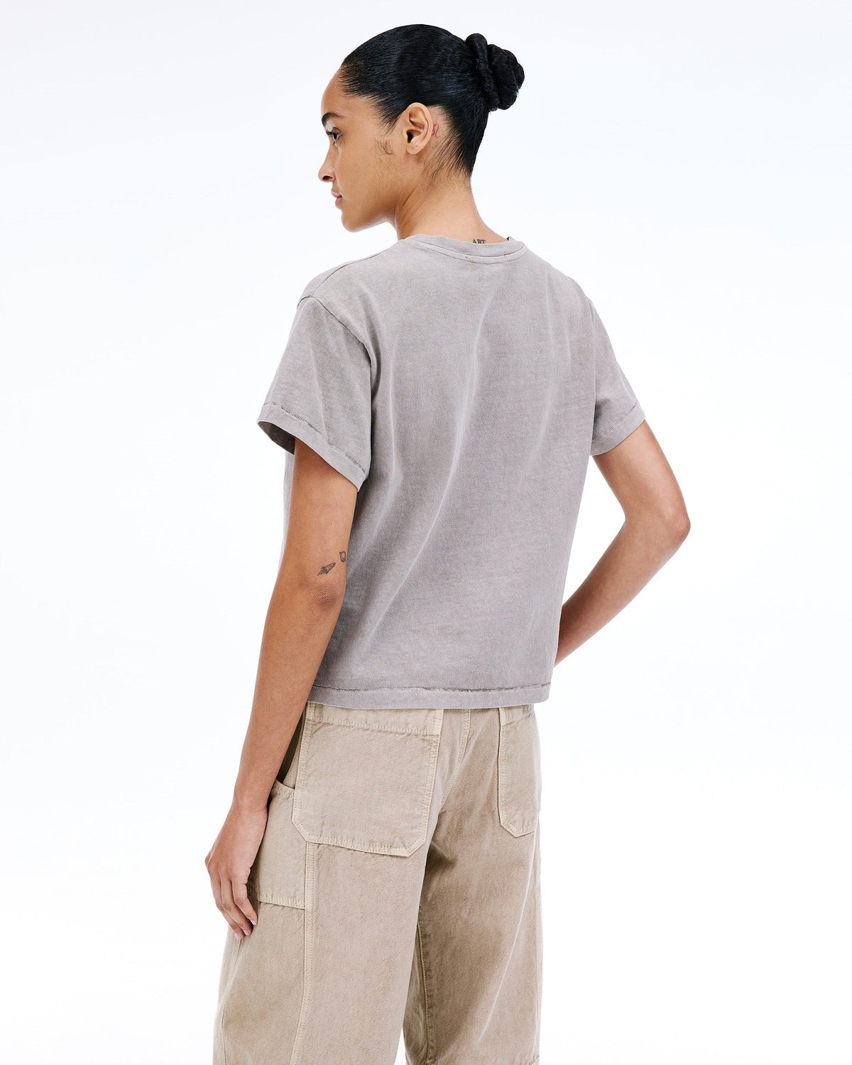 SLVRLAKE Square Tee Desert Taupe