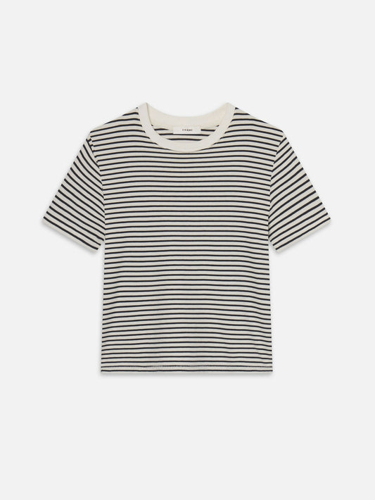 Frame The Baby Tee Navy Multi