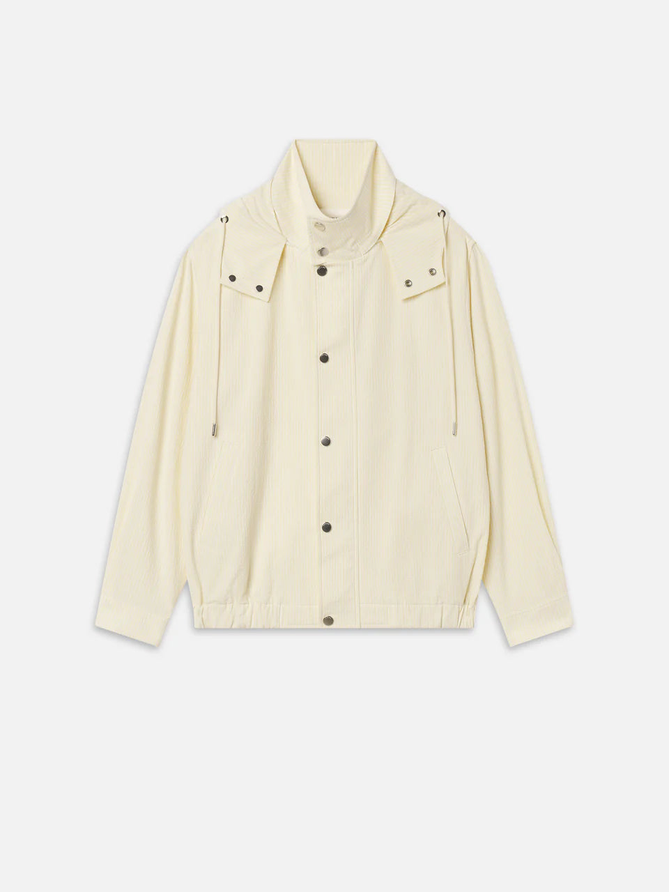 Frame Seersucker Track Jacket in Lemon Multi