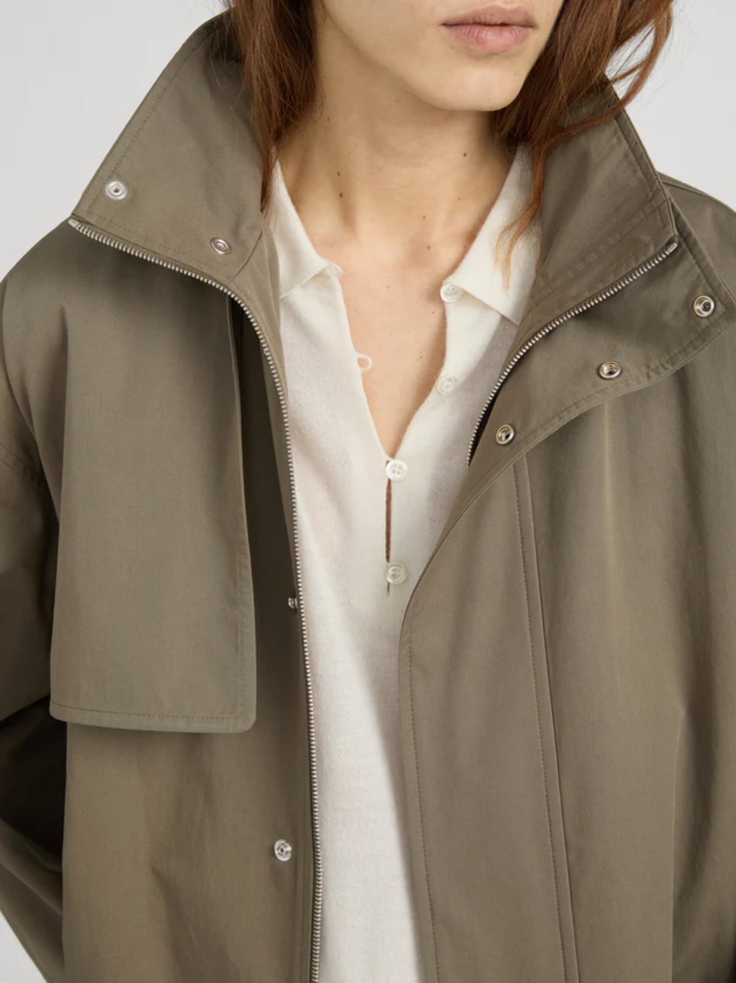 Frame Short Field Trench in Khaki
