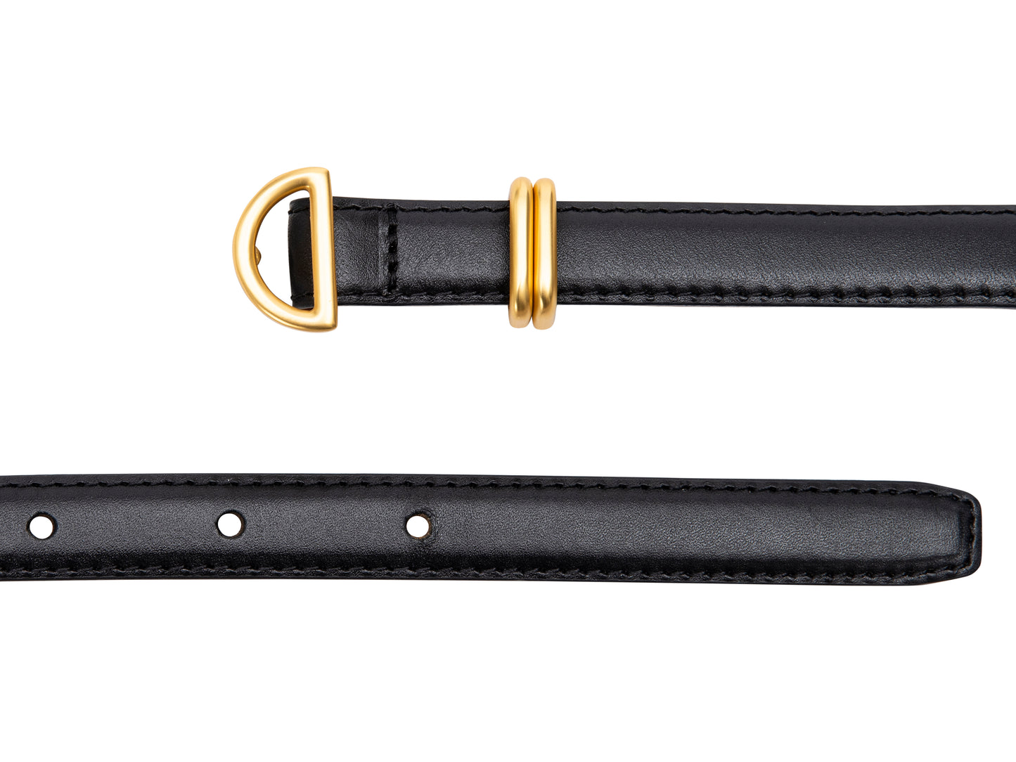 Frame Crescent Belt Black