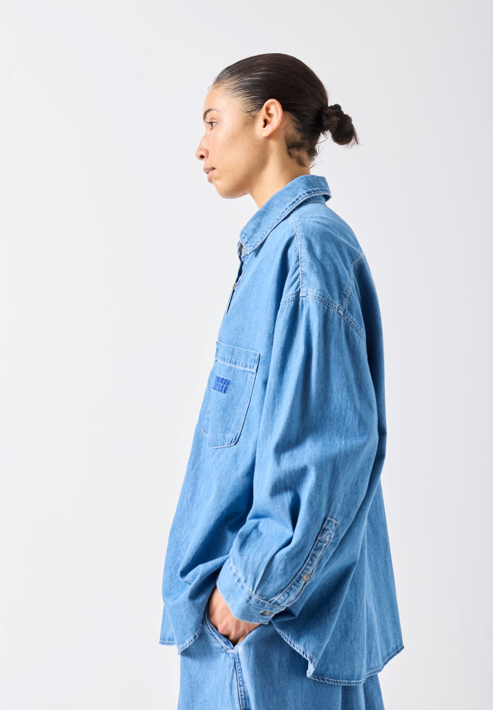American Vintage Shirts in Medium Blue