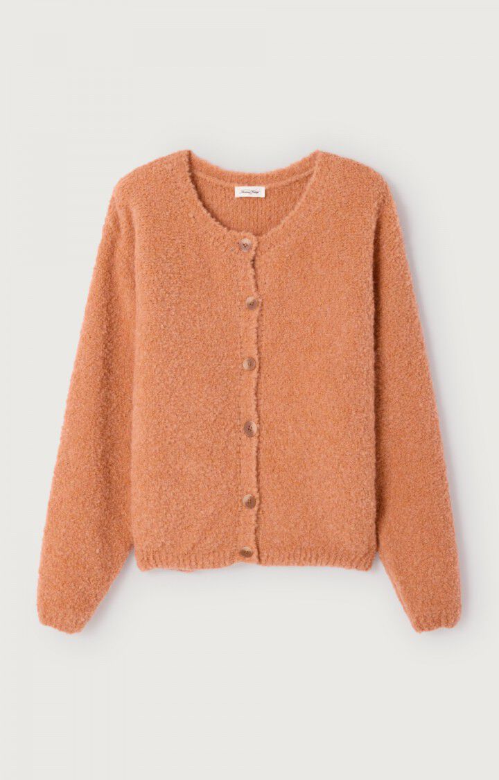 American Vintage Cardigan in Nude Melange