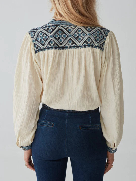 Maison Hotel Wandering Star Blouse Sapphire