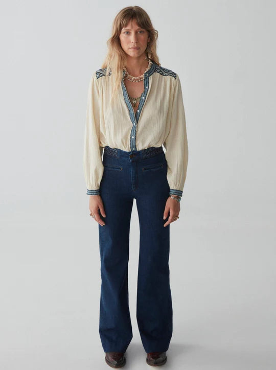 Maison Hotel Wandering Star Blouse Sapphire