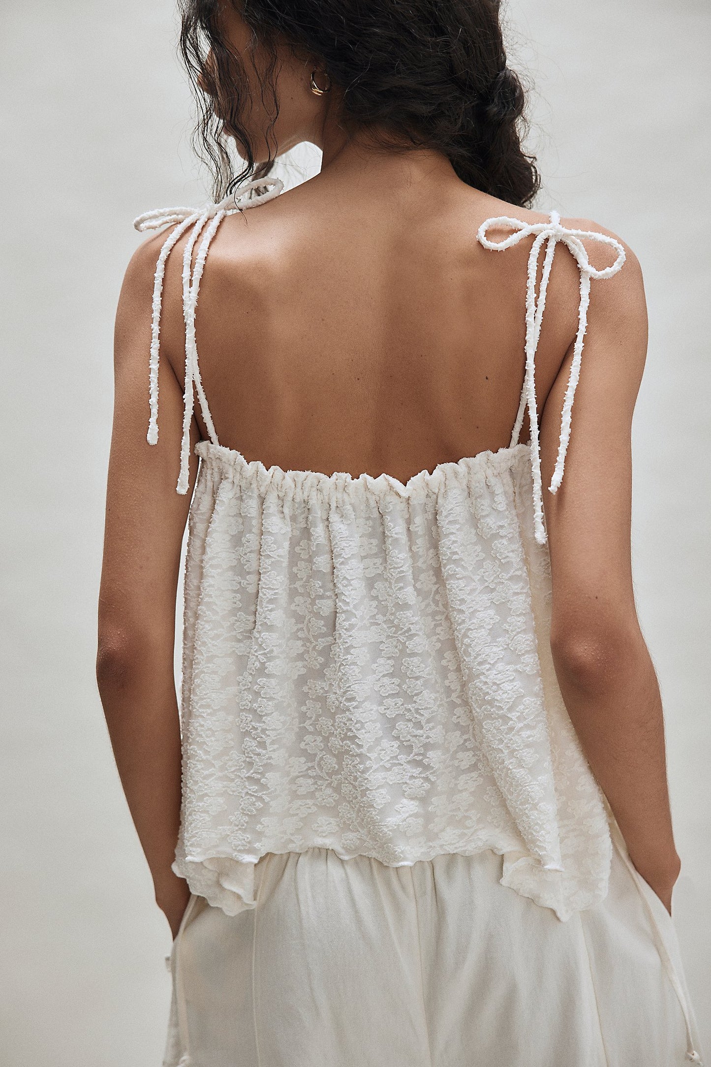 Free People Briana Tank in Sugar Swizzle