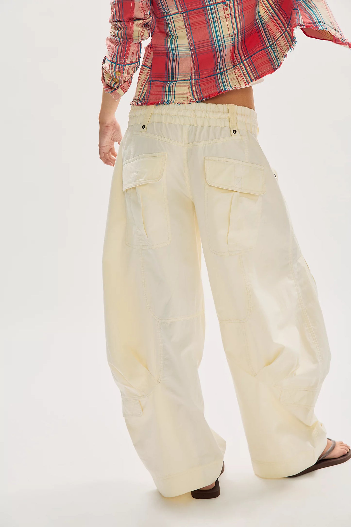 Free People Onset Parachute Pant in Tofu