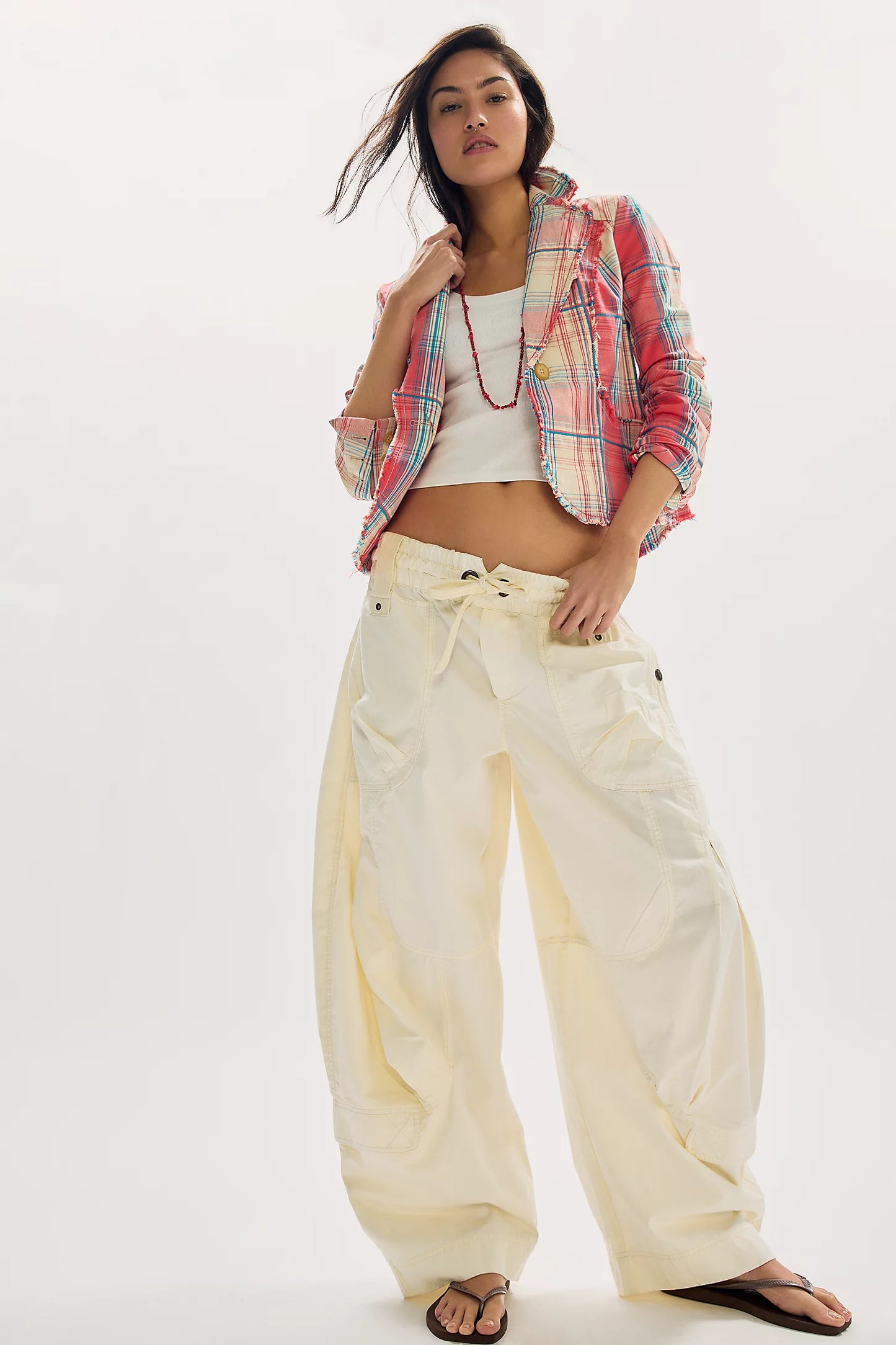 Free People Onset Parachute Pant in Tofu