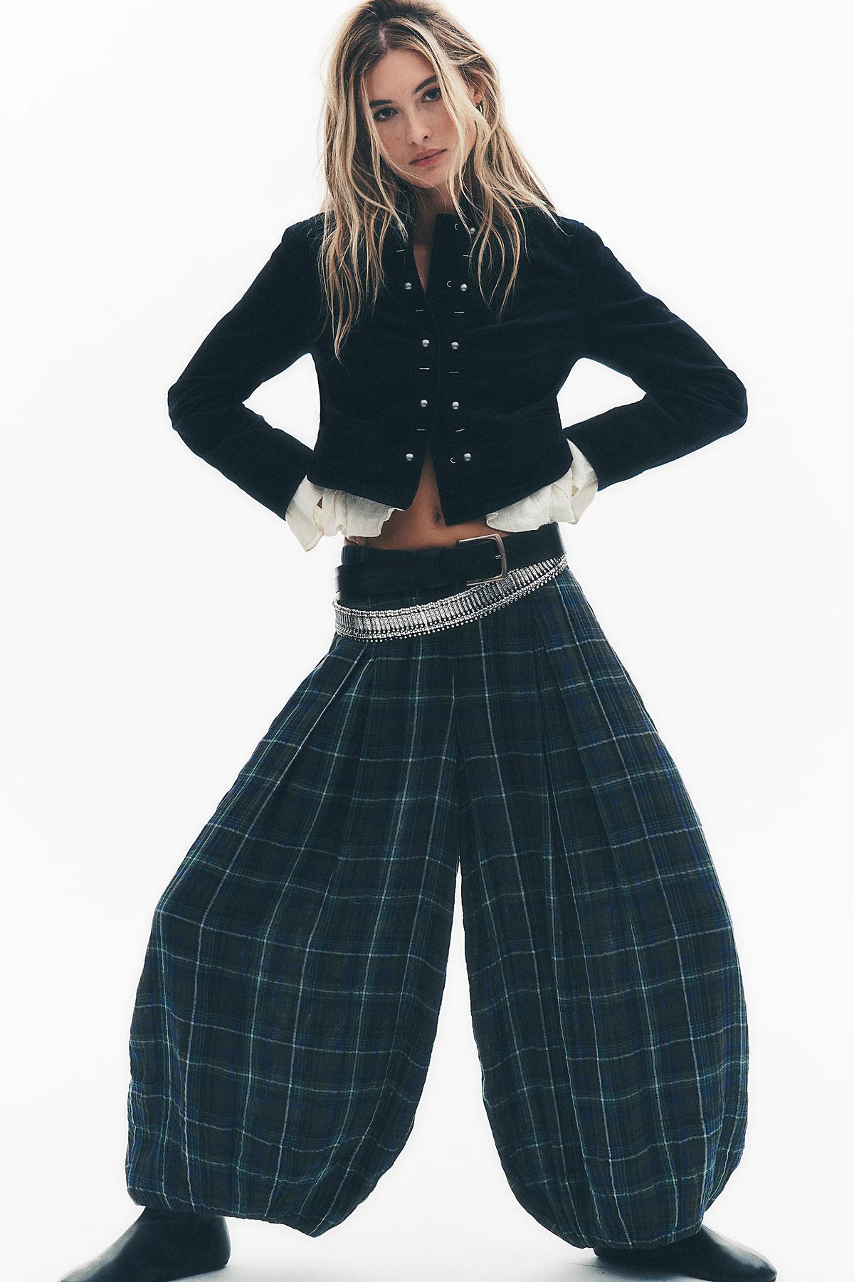 Free People Cloud Nine Blazer in Black