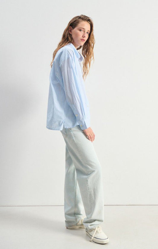 American Vintage Shirt in Vitamin Blue
