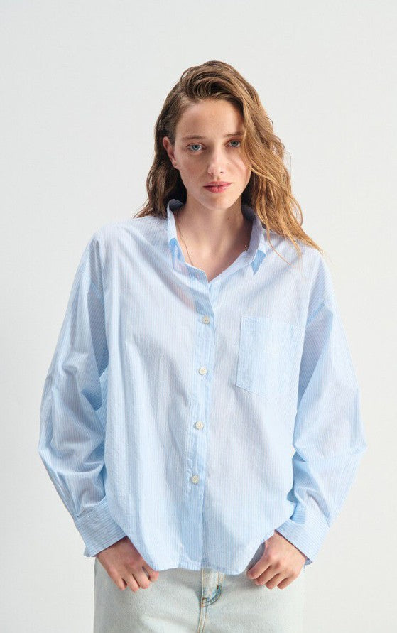 American Vintage Shirt in Vitamin Blue