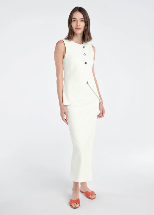 Favorite Daughter The Rachel Skirt in Pearl