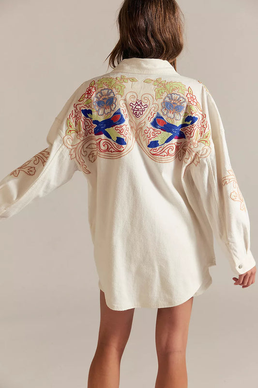 Free People Take Flight Emblem Shirt