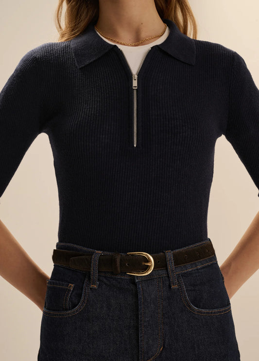 Favorite Daughter Downtown Polo in Navy