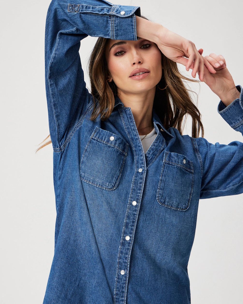 Paige Georgie Denim Shirt