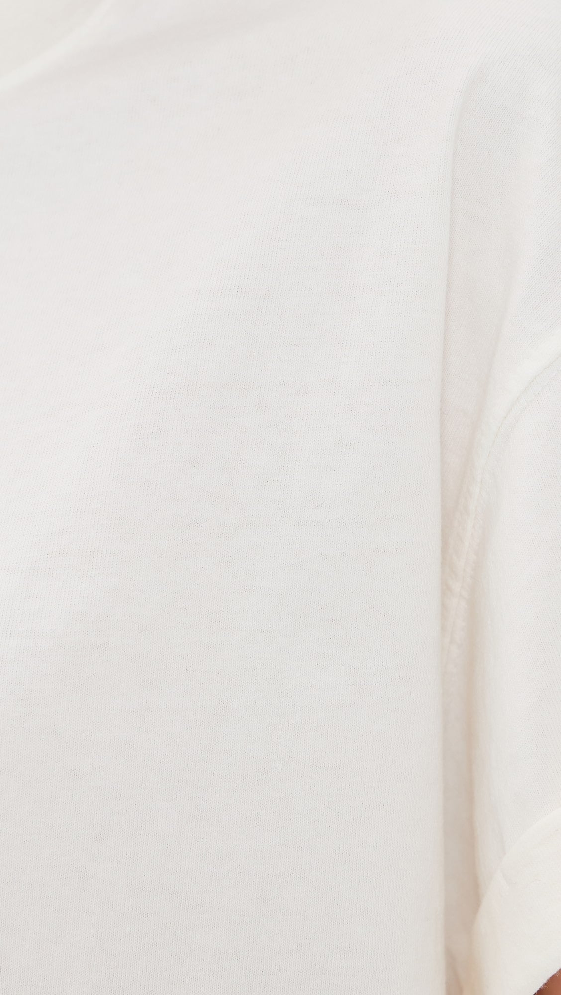 SLVRLAKE Beach Tee in Natural White