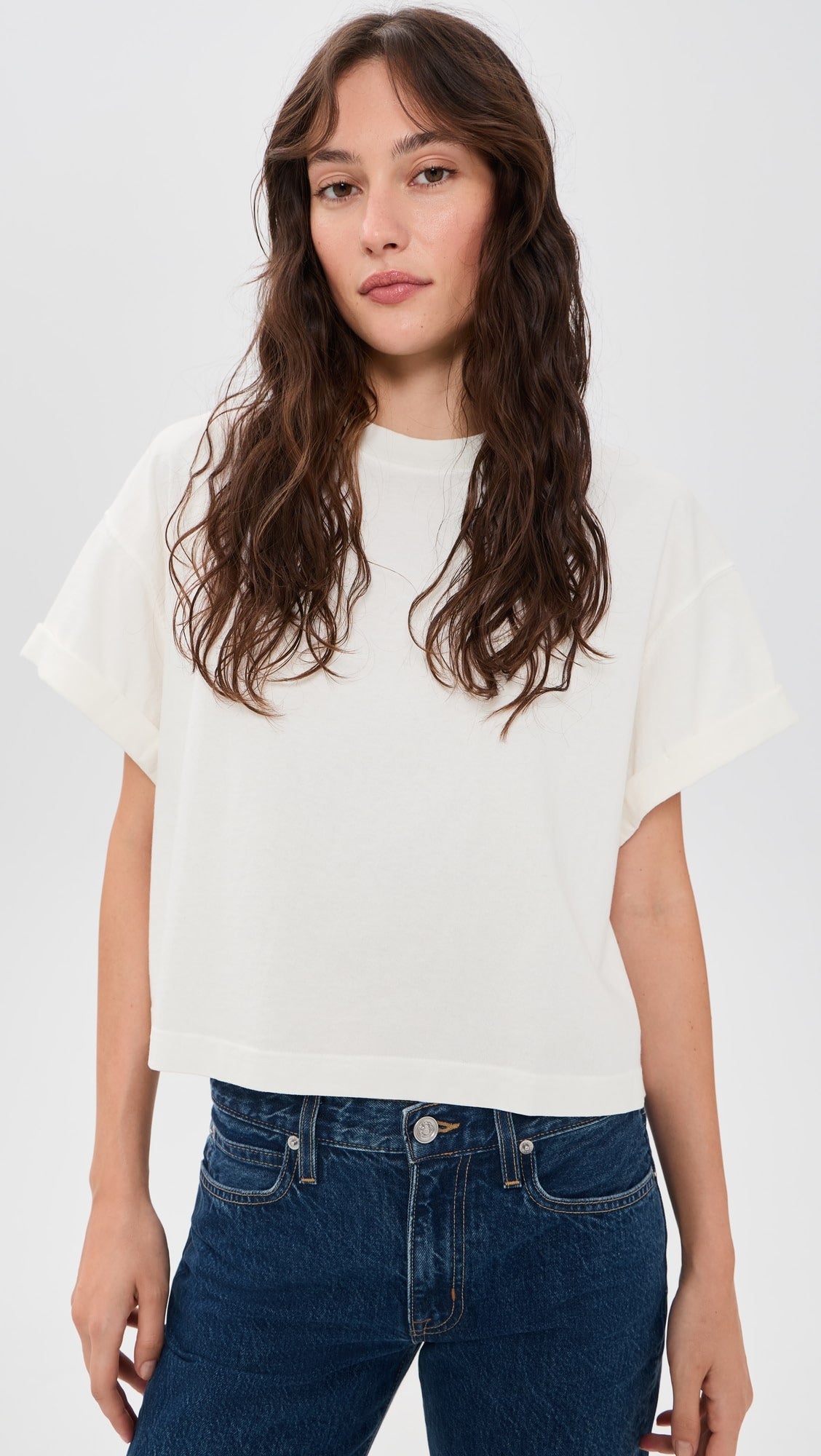 SLVRLAKE Beach Tee in Natural White