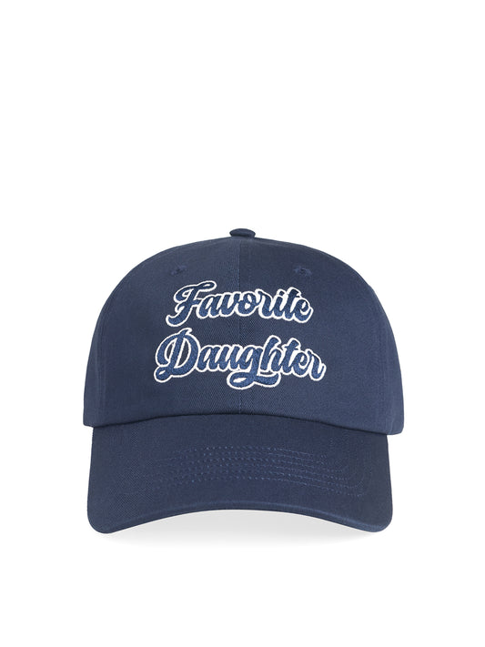 Favorite Daughter T Script Cap in Navy