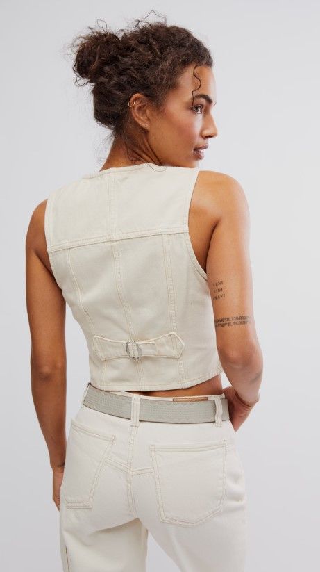 Free People Tate Denim Vest