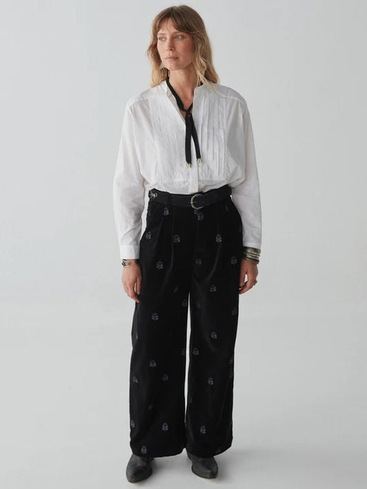 Maison Hotel Yves Tuxedo Blouse